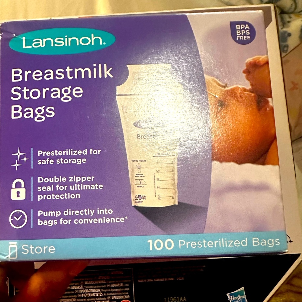 Breast milk bags